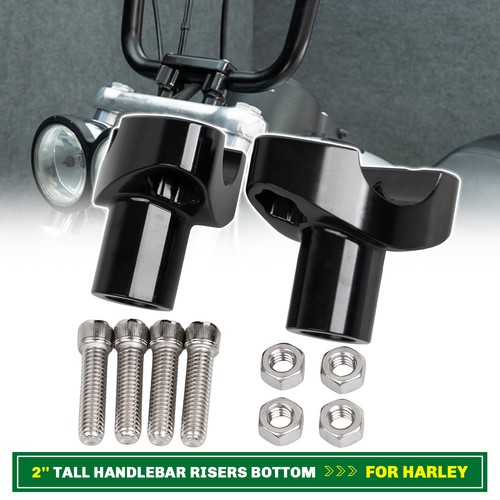 Black handlebar risers - handlebar,
